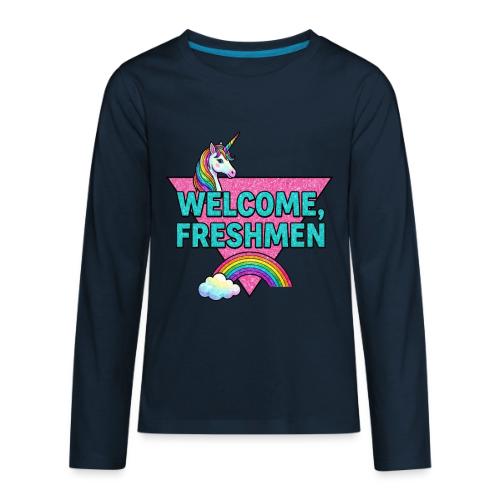 Welcome, Freshmen - Kids' Premium Long Sleeve T-Shirt