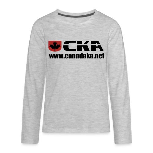 CKA Back 3 - Kids' Premium Long Sleeve T-Shirt