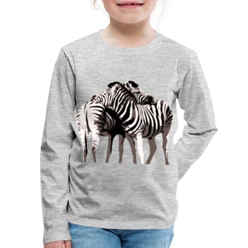 Zeeb Hugs - Kids' Premium Long Sleeve T-Shirt