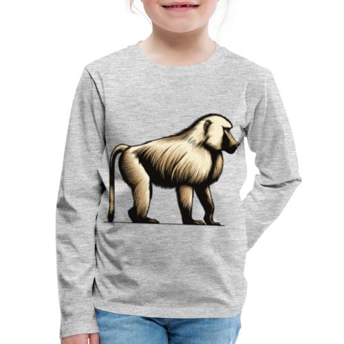 Baboon - Kids' Premium Long Sleeve T-Shirt