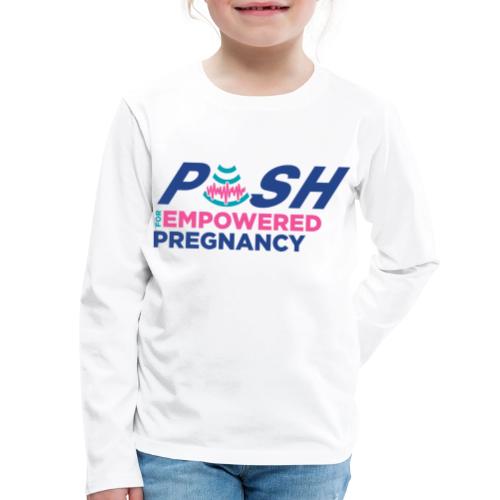 PUSH Logo Gear (Color) - Kids' Premium Long Sleeve T-Shirt