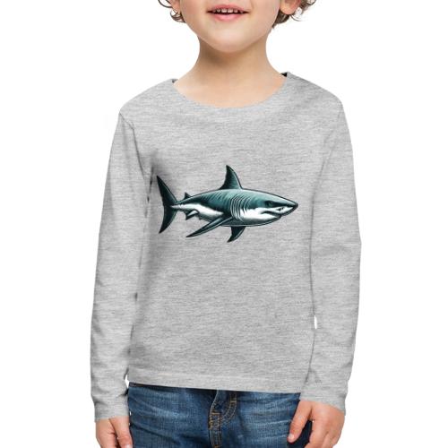 Great White Shark - Kids' Premium Long Sleeve T-Shirt