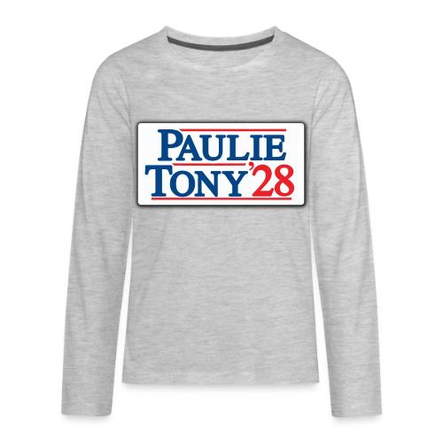 Paulie and Tony for Co-President 2028 - Kids' Premium Long Sleeve T-Shirt