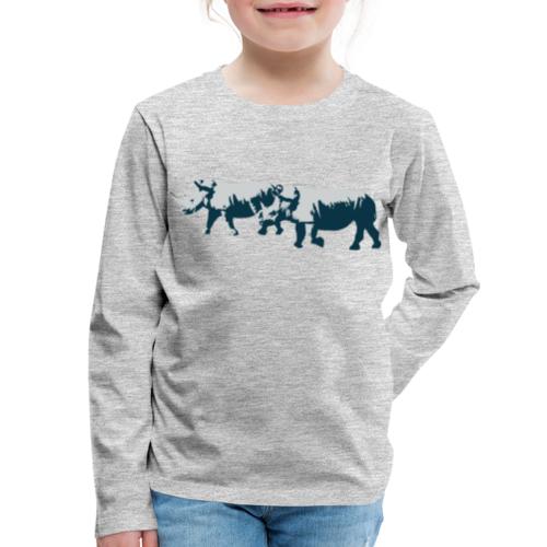 Chubby Unicorns - Kids' Premium Long Sleeve T-Shirt