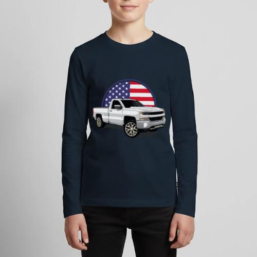 Silverado 4x4 Off Road Truck USA - Kids' Premium Long Sleeve T-Shirt