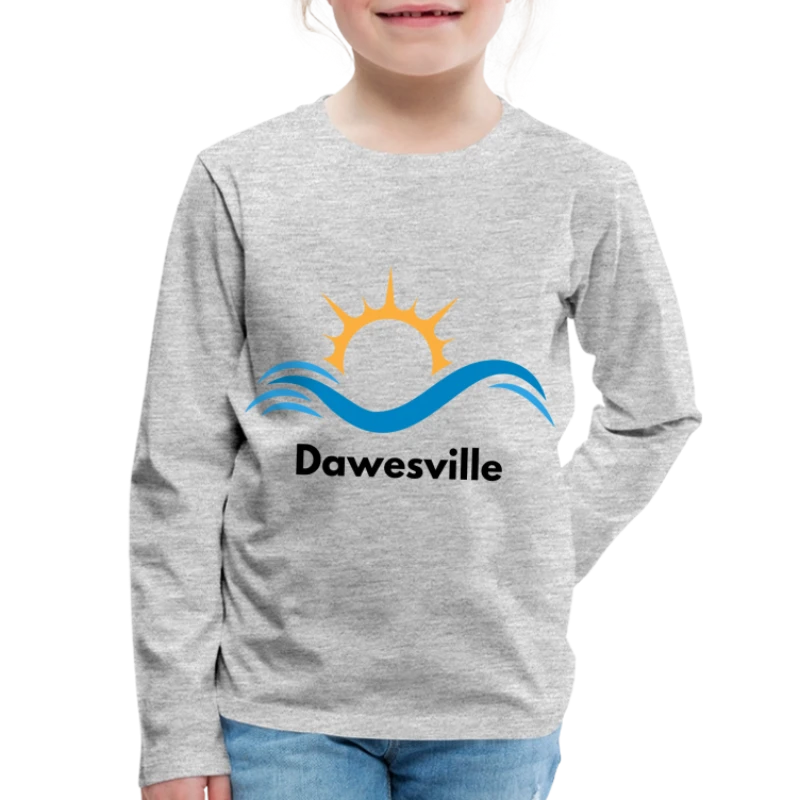 Dawesville shirt - Kids' Premium Long Sleeve T-Shirt