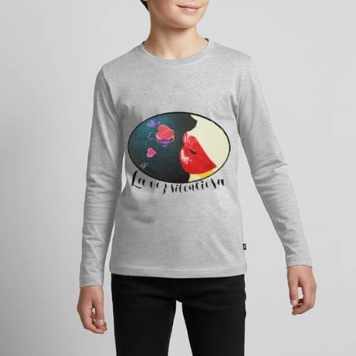 La Voz Silenciosa - Kisses - Kids' Premium Long Sleeve T-Shirt