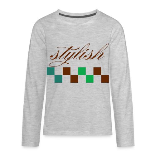 Spring & Summer Stylish Designs - Kids' Premium Long Sleeve T-Shirt