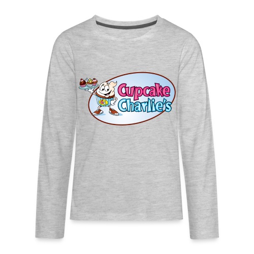Cupcake Charlie's Logo - Kids' Premium Long Sleeve T-Shirt