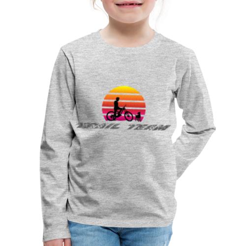 Trail Team Sunset retro - Kids' Premium Long Sleeve T-Shirt