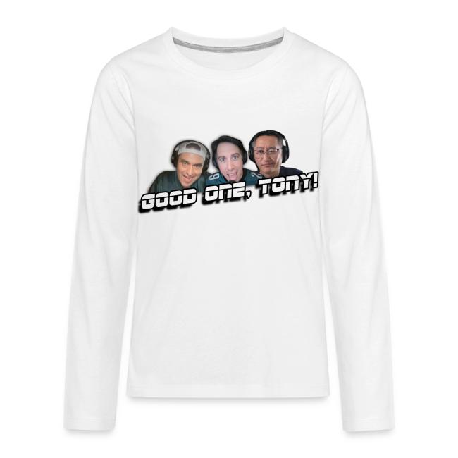 GOOD ONE, TONY! (with Fusco Show back)