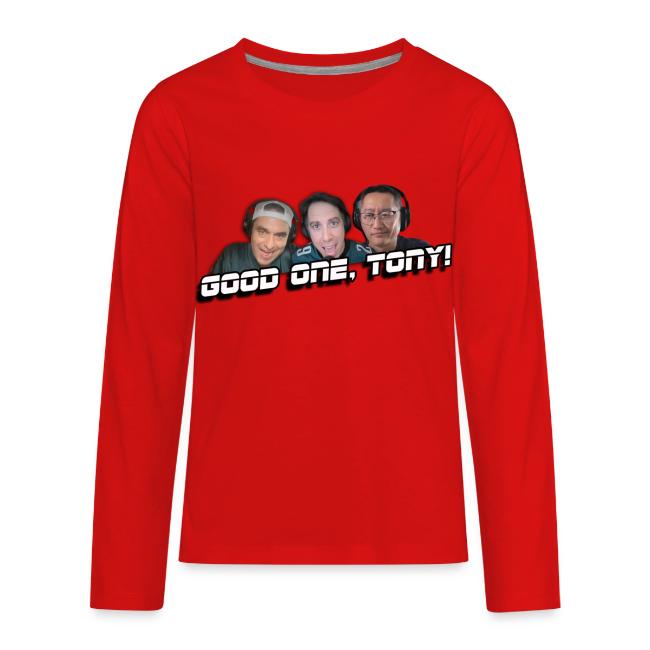 GOOD ONE, TONY! (with Fusco Show back)