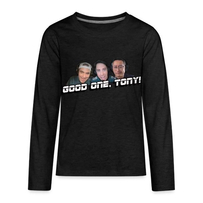 GOOD ONE, TONY! (with Fusco Show back)