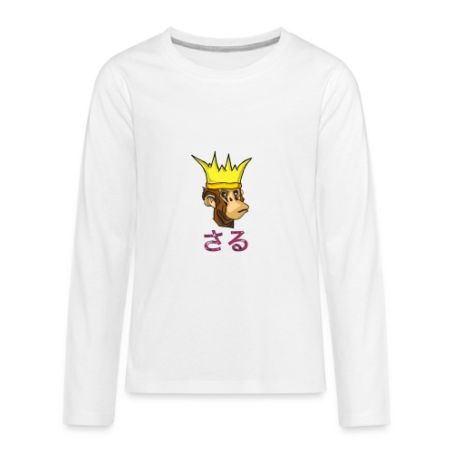 Saru King - Kids' Premium Long Sleeve T-Shirt