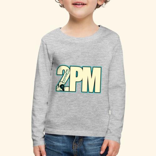 2PM Teal Guitar Logo - Kids' Premium Long Sleeve T-Shirt