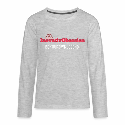 InovativObsesion “BE YOUR OWN LEGEND” apparel - Kids' Premium Long Sleeve T-Shirt