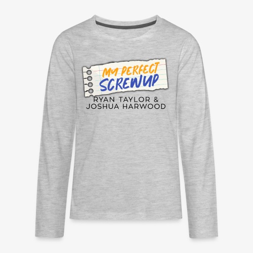 My Perfect Screwup Title Block with Black Font - Kids' Premium Long Sleeve T-Shirt
