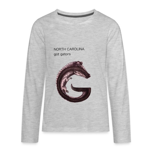 North Carolina gator - Kids' Premium Long Sleeve T-Shirt