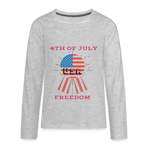 4th of July Freedom - Kids' Premium Long Sleeve T-Shirt
