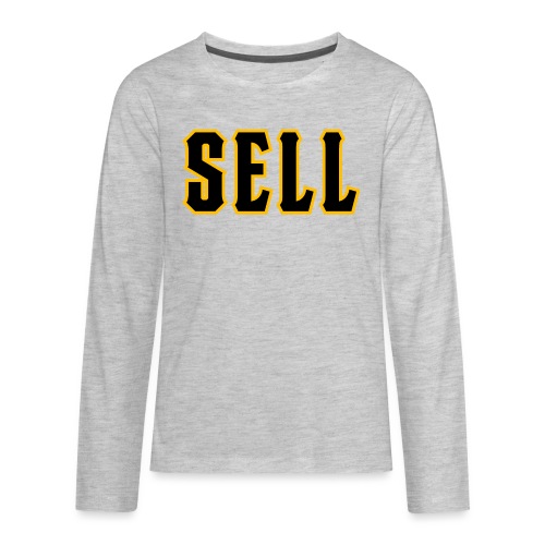 Sell (on light) - Kids' Premium Long Sleeve T-Shirt