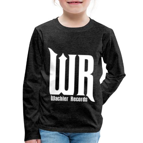 Wachler Records Light Logo - Kids' Premium Long Sleeve T-Shirt