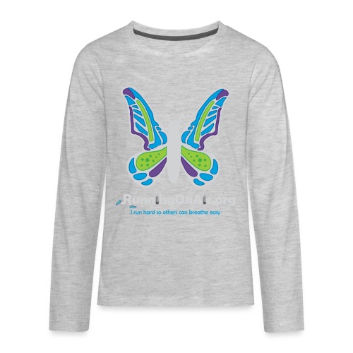 Butterfly_Shoe_Light - Kids' Premium Long Sleeve T-Shirt