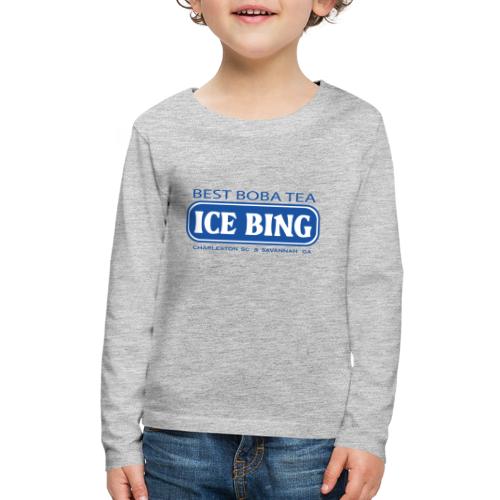 ICE BING LOGO 2 - Kids' Premium Long Sleeve T-Shirt