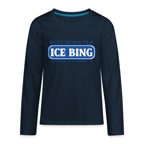 ICE BING LOGO 2 - Kids' Premium Long Sleeve T-Shirt