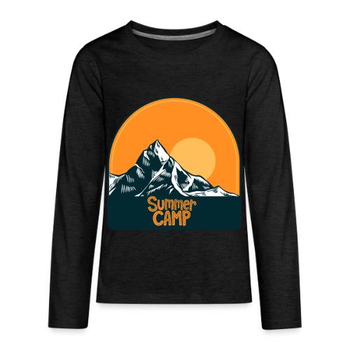 Adventure Summer Camp - Kids' Premium Long Sleeve T-Shirt