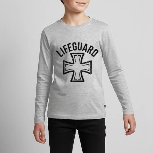 Lifeguard Cross Emblem - Kids' Premium Long Sleeve T-Shirt
