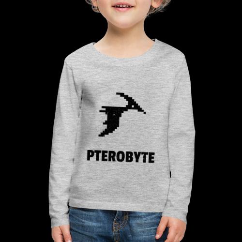 Pterobyte | Epic Digital Dinosaur - Kids' Premium Long Sleeve T-Shirt