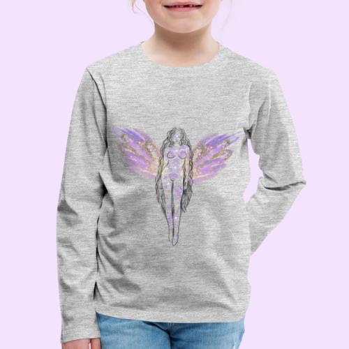 Angel Moon Goddess - Fairytale Design - Kids' Premium Long Sleeve T-Shirt