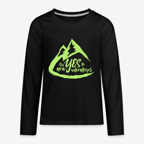 Say Yes to Adventure - Coloured - Kids' Premium Long Sleeve T-Shirt