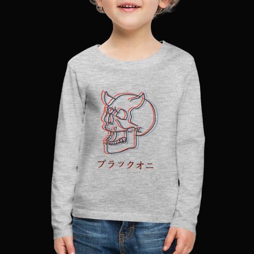 𝔅𝔩𝔞𝔠𝔨 𝔬𝔫𝔦 - Kids' Premium Long Sleeve T-Shirt