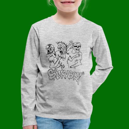 SickBoys Zombie - Kids' Premium Long Sleeve T-Shirt