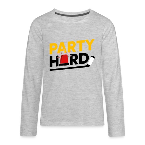 Party Hard on Light - Kids' Premium Long Sleeve T-Shirt