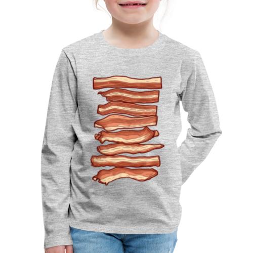 Sizzling Bacon Strips - Kids' Premium Long Sleeve T-Shirt