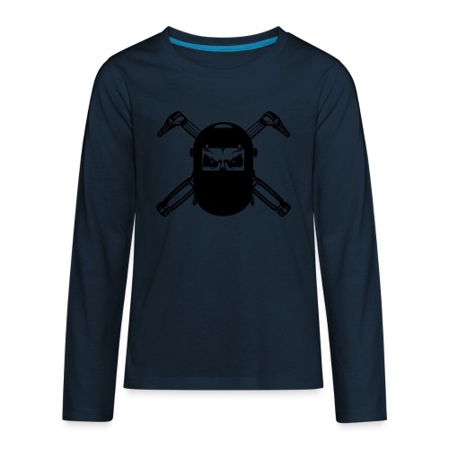 Welder Skull - Kids' Premium Long Sleeve T-Shirt