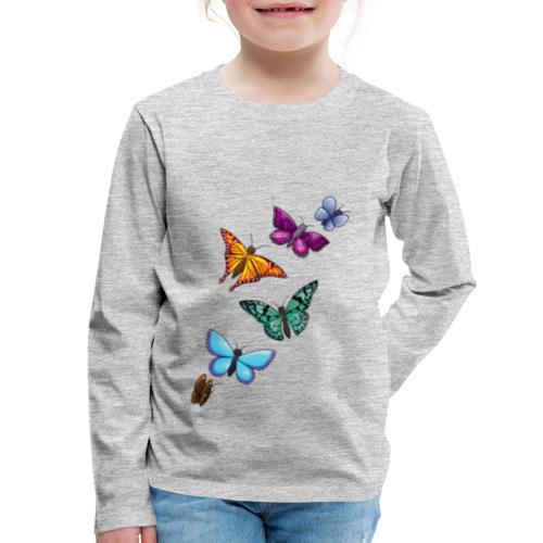 butterfly tattoo designs - Kids' Premium Long Sleeve T-Shirt