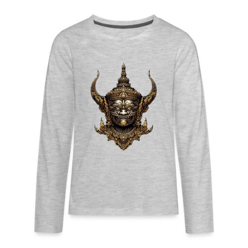 Yaksha Khone Mask - Kids' Premium Long Sleeve T-Shirt