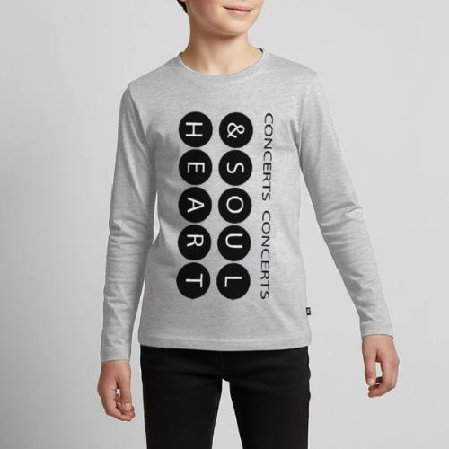 Heart & Soul concerts text design 2021 flip - Kids' Premium Long Sleeve T-Shirt