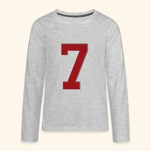Seven - Kids' Premium Long Sleeve T-Shirt