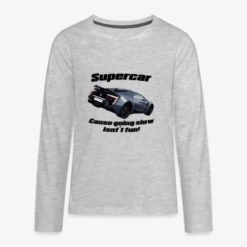 Supercar! - Kids' Premium Long Sleeve T-Shirt