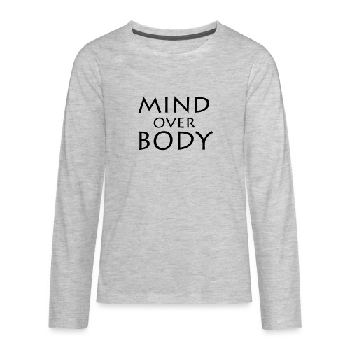 MIND over BODY - Kids' Premium Long Sleeve T-Shirt