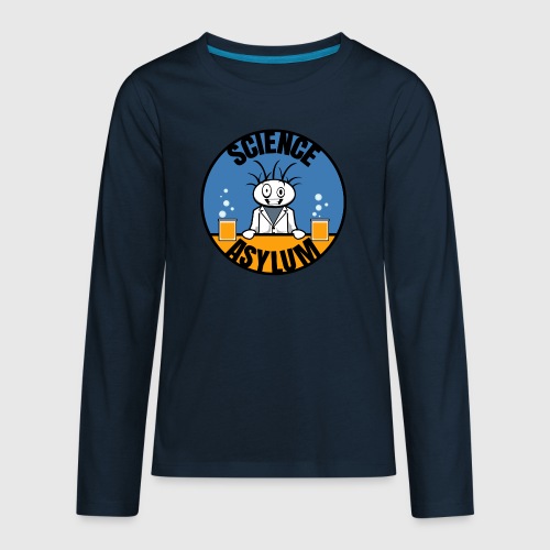 Science Asylum Logo - Kids' Premium Long Sleeve T-Shirt