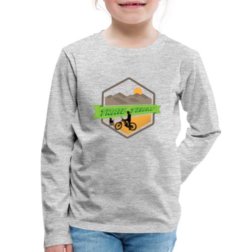 Trail Team hexagon - Kids' Premium Long Sleeve T-Shirt