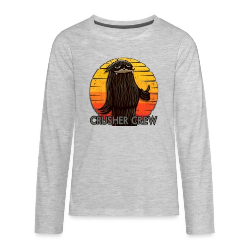 Crusher Crew Cryptid Sunset - Kids' Premium Long Sleeve T-Shirt