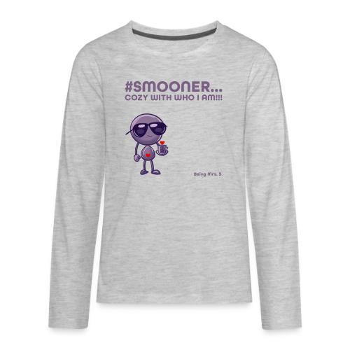 Smoon City_Cozy with who I am - Kids' Premium Long Sleeve T-Shirt
