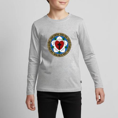 Luther Rose Five Solas Shirt–Christian Reformation - Kids' Premium Long Sleeve T-Shirt