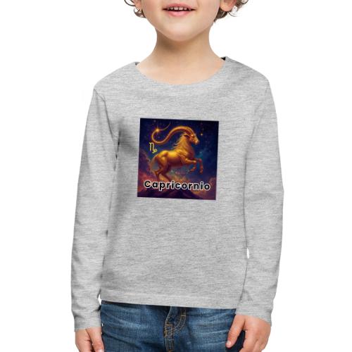 Capricorn zodiac designs, constellations, universe - Kids' Premium Long Sleeve T-Shirt